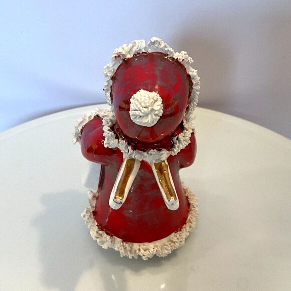 Beautiful Vintage Christmas Angel Napco S116A Japan must see spaghetti trim - Picture 5 of 6